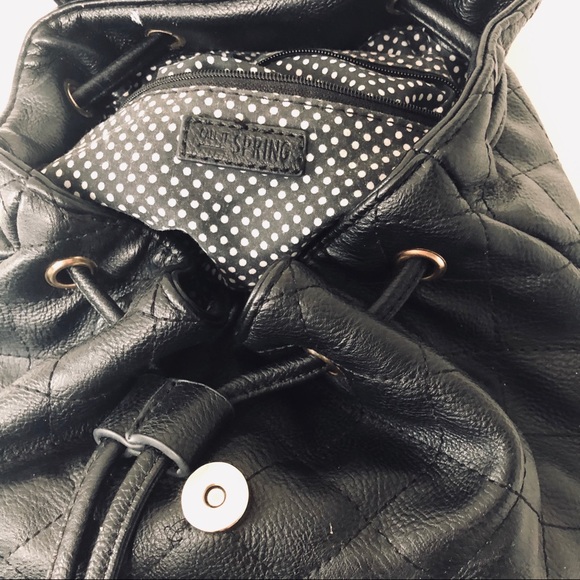 Faux Leather Chain Backpack - Picture 5 of 8